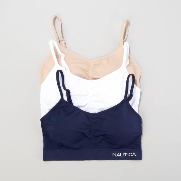 Womens Nautica 3pk. Comfort Bralettes NT4902-3PKJ - image 