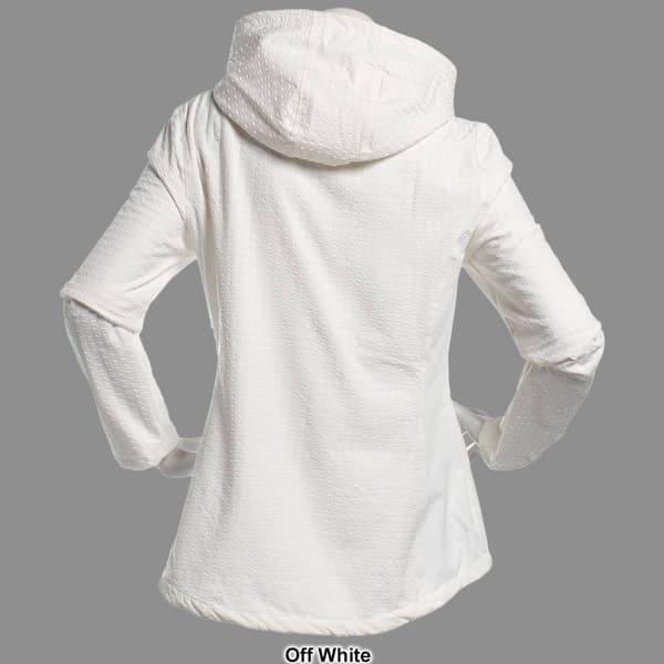 Womens Spyder Woven Grid Full Zip Jacket