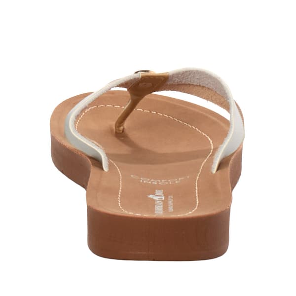 Womens Caribbean Joe Metallic Multi Thong Sandals