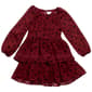 Girls &#40;7-12&#41; Nannette Long Sleeve Floral Tiered Chiffon Dress - image 1