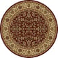 Tayse Sensation Ventura Red Round Area Rug - 5'3 - image 1