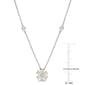 Sophia B 14kt. Gold 0.59ct. Diamonds Flower Pendant Necklace - image 4