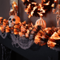 Northlight 6ft. Black Fiber Optic LED Halloween Garland - image 2
