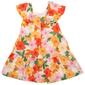Girls &#40;7-16&#41; Bonnie Jean Tiered Flutter Sleeve Floral Dress - image 2