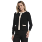 Womens Rafaella(R) Color Block Zip-Up Cardigan - image 1