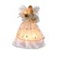 Kurt Adler 10-Light 9-Inch Ivory and Gold Angel Treetop - image 3