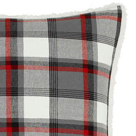 Eddie Bauer Wallace Plaid Cinder Square Decorative Pillow - 20x20