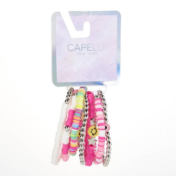 Girls Capelli New York Beaded 7pk. Bracelet Set - image 