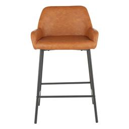 LumiSource Daniella Industrial Counter Stools - Set of 2