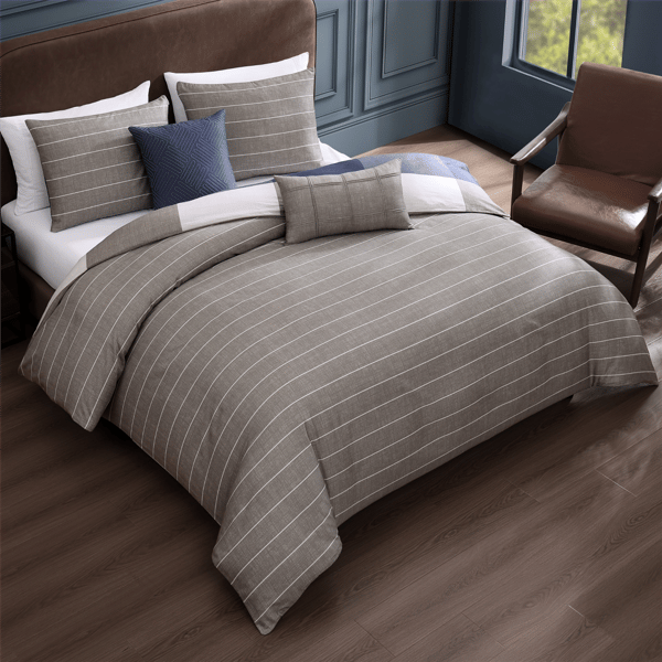 Bebejan Checkered 5pc. Reversible Comforter Set