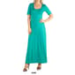 Womens 24/7 Comfort Apparel Casual Maxi Dress With Sleeves - image 5