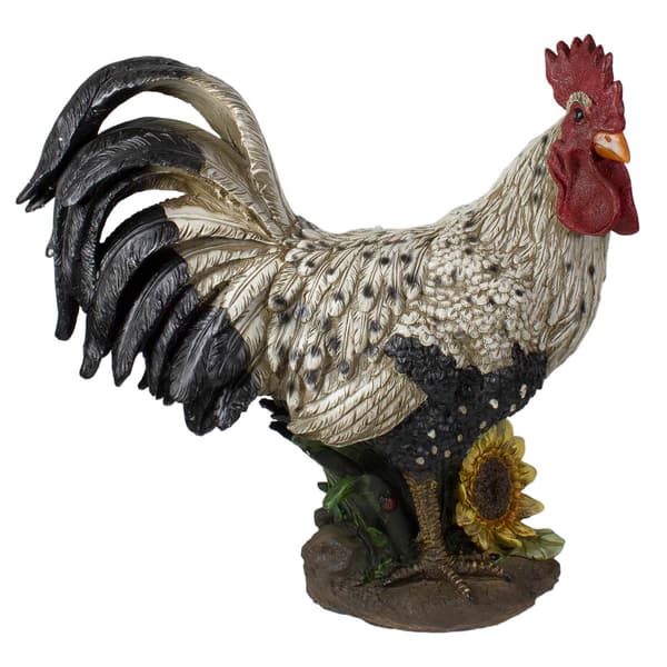 Northlight Seasonal 17in. Standing Rooster Outdoor Garden Statue - image 