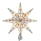 Kurt S. Adler 15in. Capiz Silver Star Tree Topper - image 1