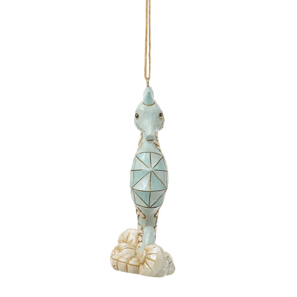 Jim Shore Heartwood Creek Sea Horse Hanging Christmas Ornament
