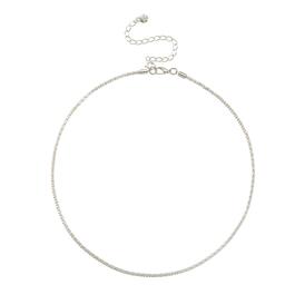 Wearable Art Silver-Tone Cavier Chain Necklace