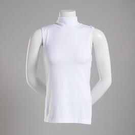 Womens French Laundry Seamless Mock Neck Tank Top