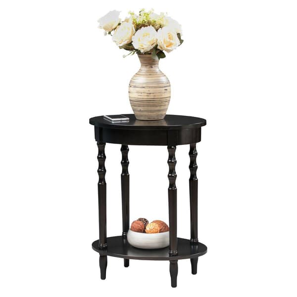 Convenience Concepts Classic Living Rooms Brandi Oval End Table