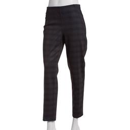 Womens Zac & Rachel Pull On Plaid Compression Pant