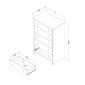 South Shore Vito Pure White 5-Drawer Chest - image 6