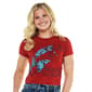 Juniors C-Life Mineral Wash Spiderman Punch Boyfriend Tee - image 1