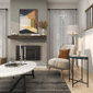 9th & Pike® Contemporary Black Metal Accent Table - image 8