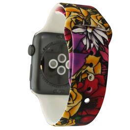 Olivia Pratt Burgundy Solid Silicone Apple Watch Band 42mm