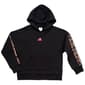 Girls (7-16) adidas(R) Oversized Leopard Stripe Hem Slit Hoodie - image 1