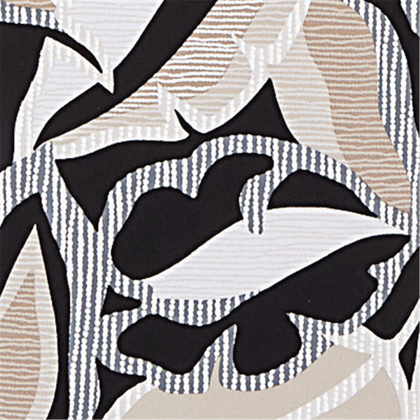 Plus Size Alfred Dunner Detail Driven 3/4 Sleeve Palm Leaf Blouse
