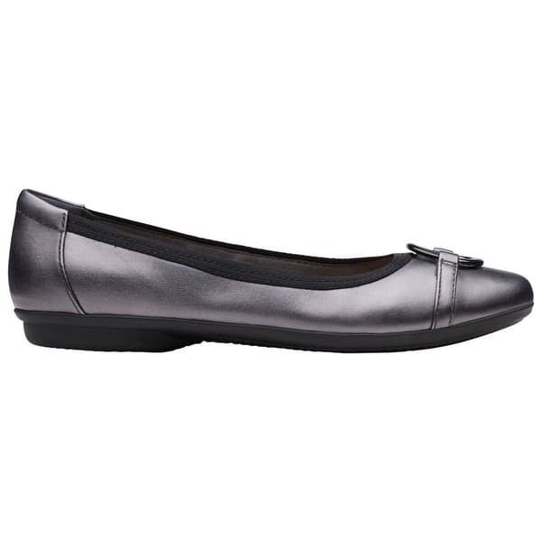 Womens Clarks&#174; Gracelin Wind Metallic Comfort Ballet Flats