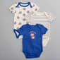 Baby Boy (NB-9M) baby views(R) 3pk. Aroarable Lion Bodysuits - image 1
