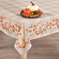 Willow & Hem Plaid Pumpkin Print Fabric Tablecloth - image 1
