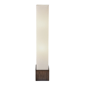HomeRoots 50 Brown And White Rattan Two Light Column Floor Lamp - image 1