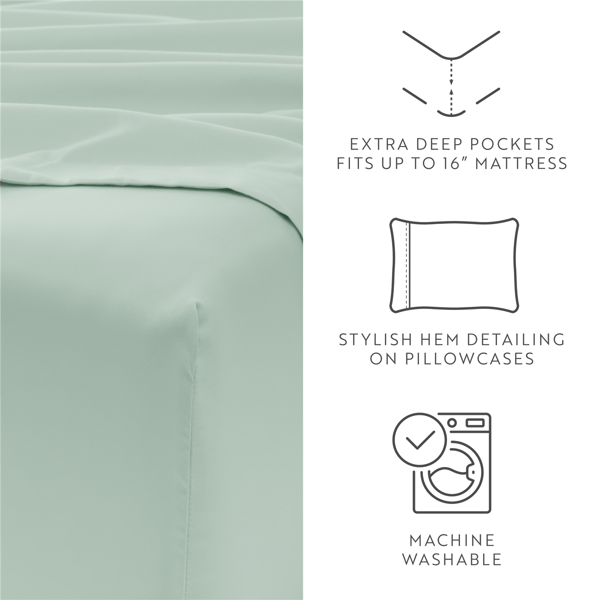 Soft Essentials 6pc. Luxury Ultra Soft Sheet Set