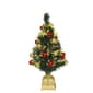 Puleo International 36in. Red and Gold Ornament Christmas Tree - image 1