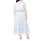 Plus Size MSK Ruffle Sleeve Smock Waist Floral Tiered Midi Dress - image 2