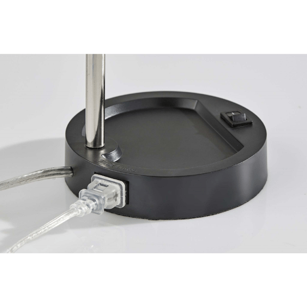 Simplee Adesso Slender LED Black Desk Lamp
