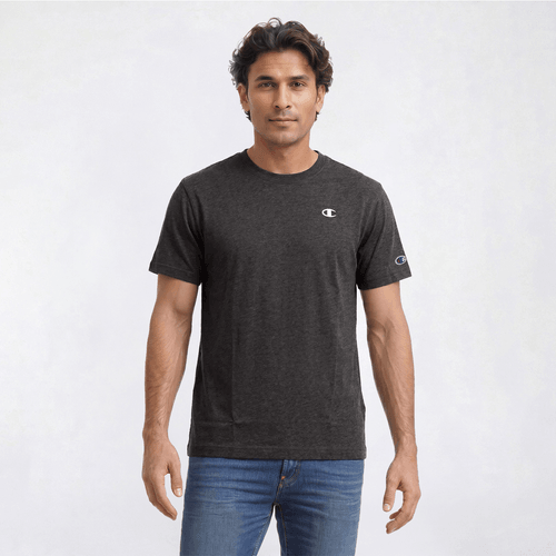 Mens Champion® Small Logo Tee