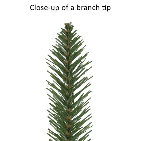 Puleo International 6ft. Pre-Lit Artificial Pencil Christmas Tree