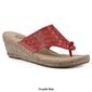 Womens Cliffs by White Mountain Beaux Wedge Sandal - image 10