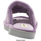 Womens Dearfoams&#174; Quilted Velour Slide Slippers - image 2