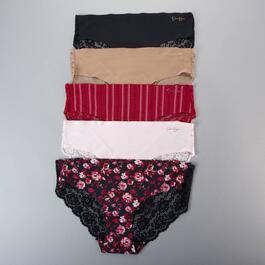 Womens Jessica Simpson 5pk. Micro Lace Hipster Panties JS81044BV