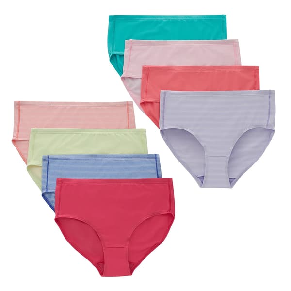 Girls Hanes(R) 8pk. Ultimate Pure Comfort(R) Microfiber Briefs - image 