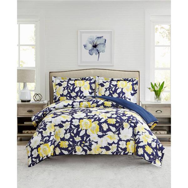Cedar Court Aster Floral Reversible Comforter Bedding Set - image 