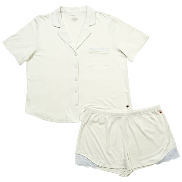 Womens Danskin Short Sleeve Shorty Pajama Set - image 