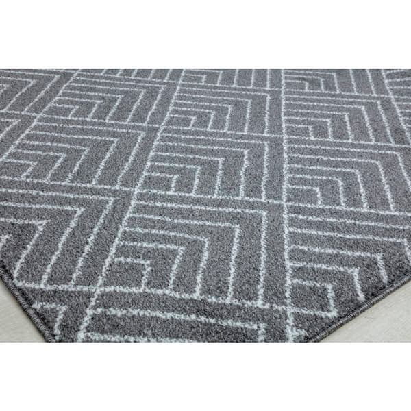 Mason Brooks Azure Deco Geometric Contemporary Area Rug
