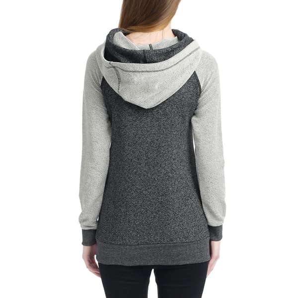 Womens Glow & Grow&#174; Asymmetrical Maternity Zip Hoodie