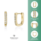 Brilliant Grown 1/10ctw. Lab-Grown Diamond Hoop Earrings - image 4