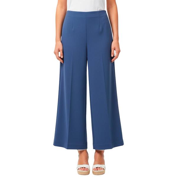 Womens AK Anne Klein Pull On Seam Wide Leg Crop Dress Pants - image 