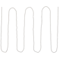 Northlight 15ft. Silver Shiny Beaded Christmas Garland - image 2