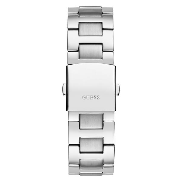 Mens Guess Silver-Tone Multi-Function Watch - GW0703G1
